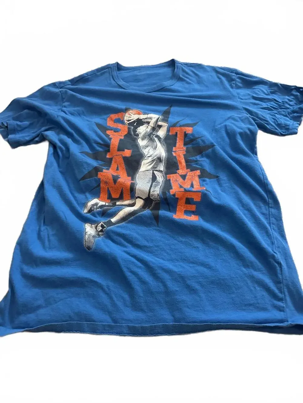 Children's Place Boys Blue Slam Time Graphic Tee T-Shirt XXL